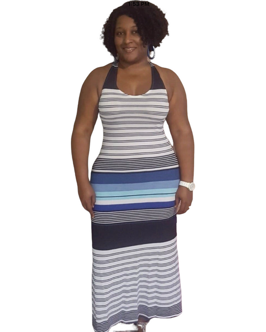 Cross Back Maxi Dress - Regular Size