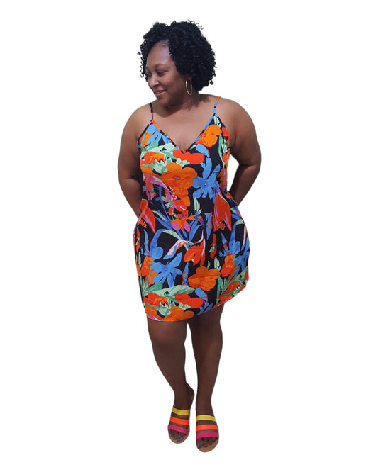 Multi Cami Dress - Plus Size