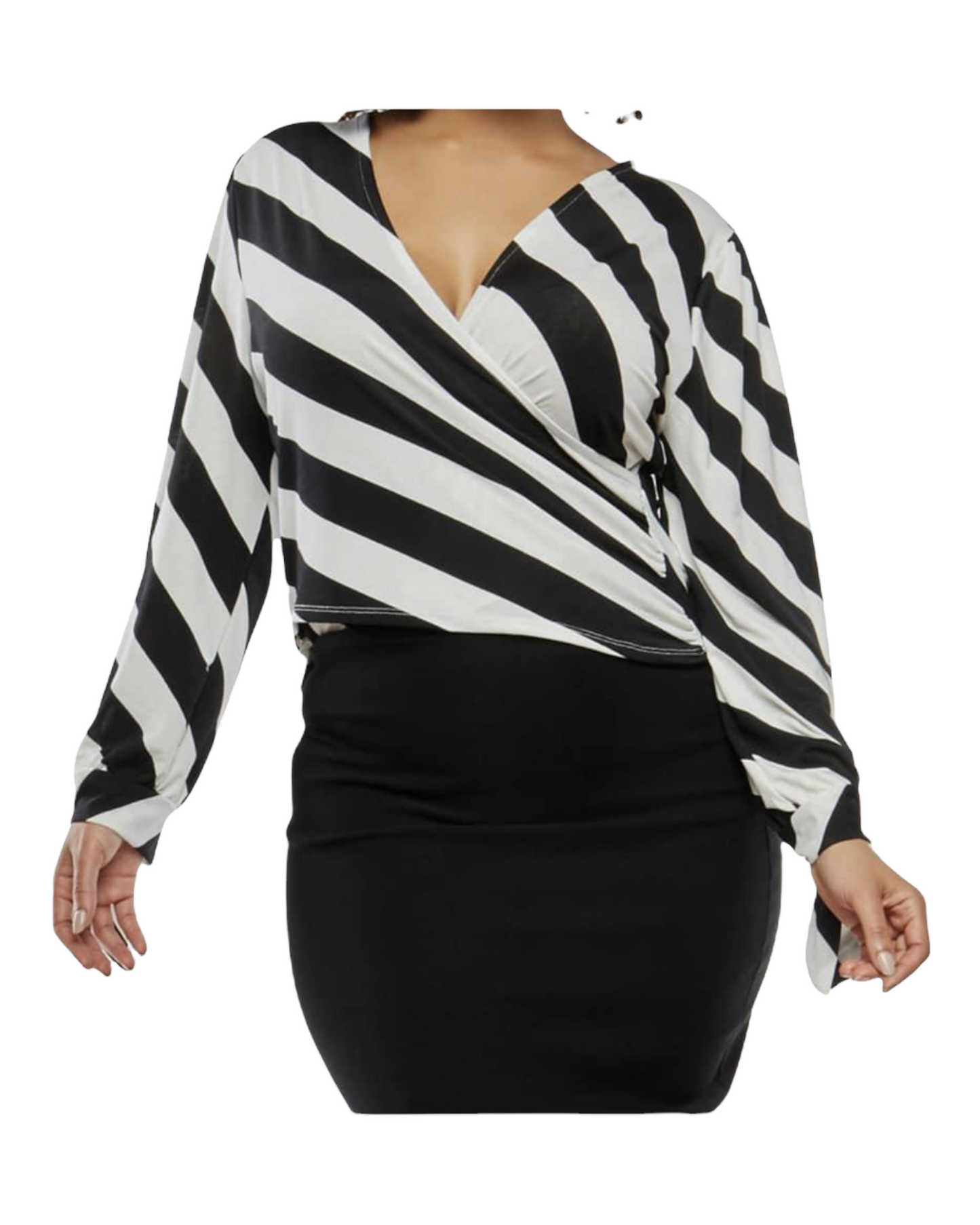 Two-Toned Top - Plus Size