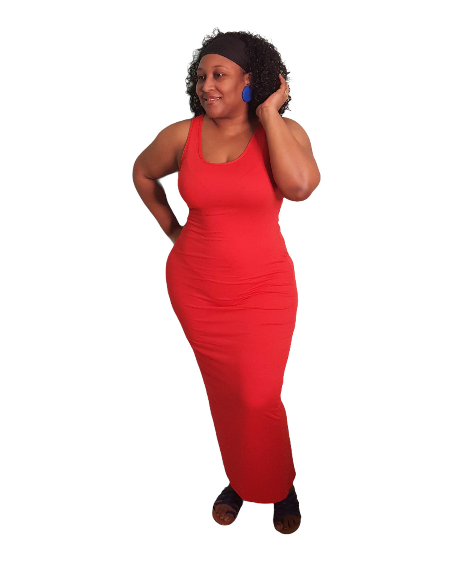Maxi Mania Dress - Red Plus Size