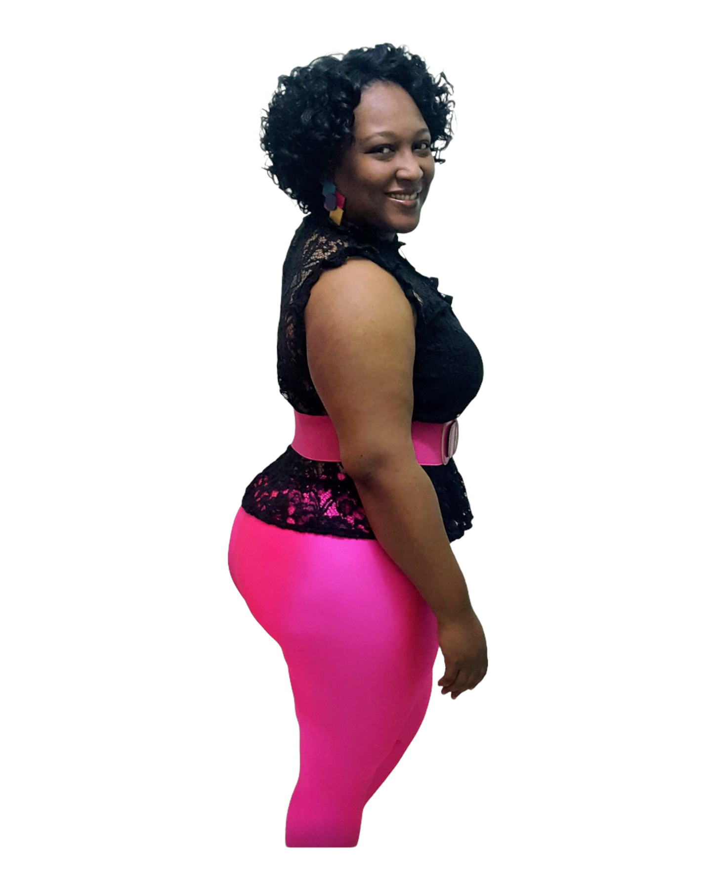 Black Ice Lace Top - Plus Size