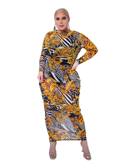 Fire Pon Beach Outfit - Plus Size