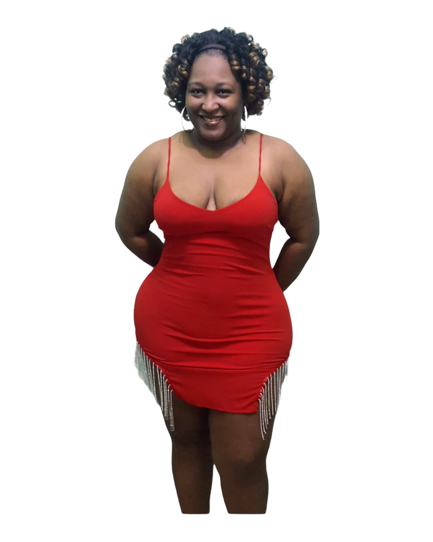 Red With Envy Dress - Plus Size