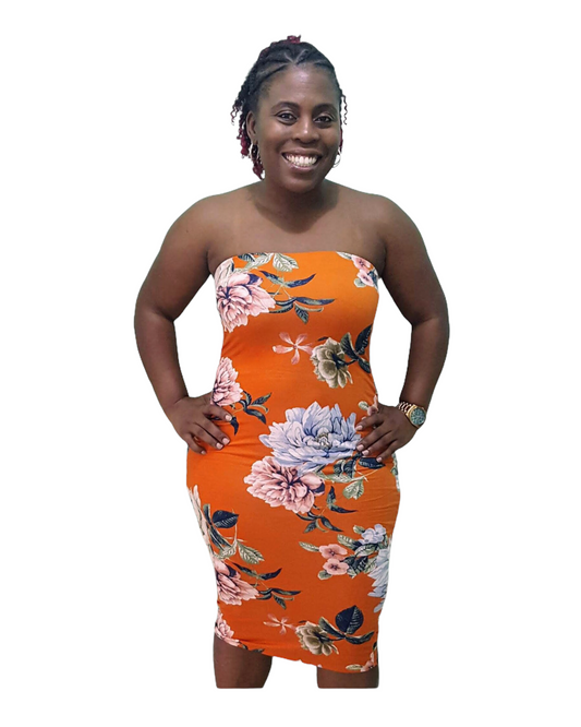 Orange Sky Dress - Regular Size