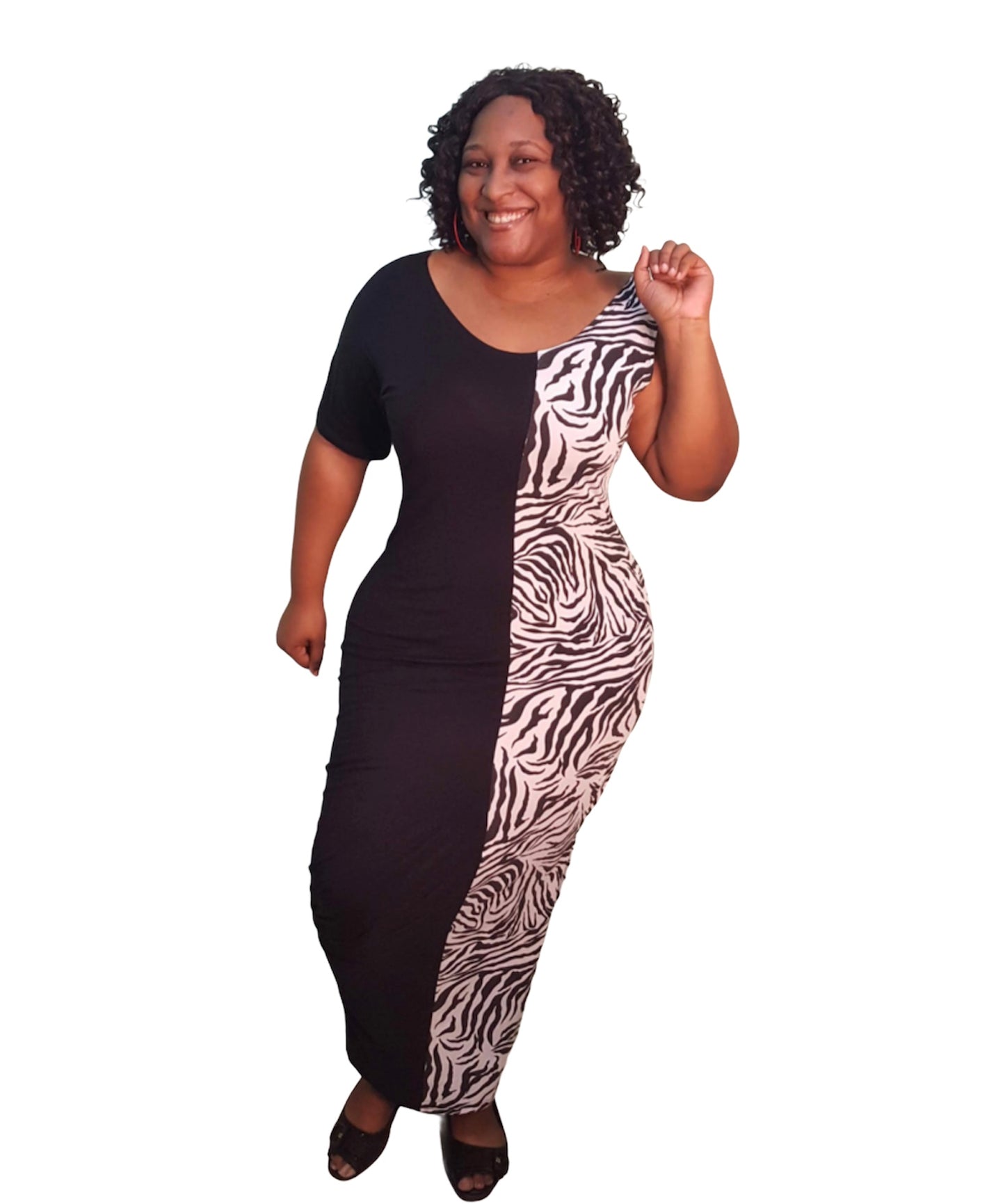Best Maxi Dress - Zebra Plus Size