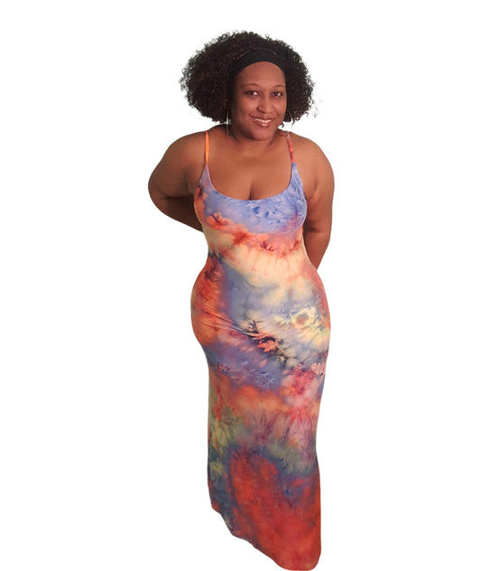 Temptress Maxi Dress - Lavender Plus Size
