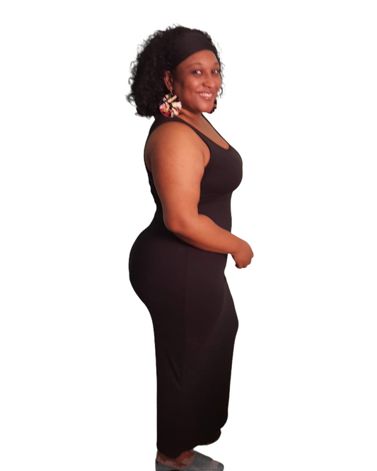 Maxi Mania Dress - Black Plus Size