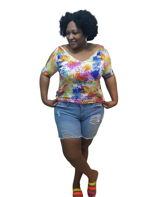 Shorto Distressed Pant - Light Plus Size