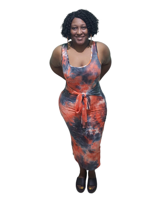 Cool Down Midi Dress - Plus Size