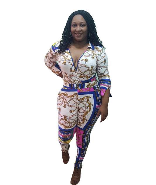 Bossy Babe Bodysuit and Legging - Plus Size